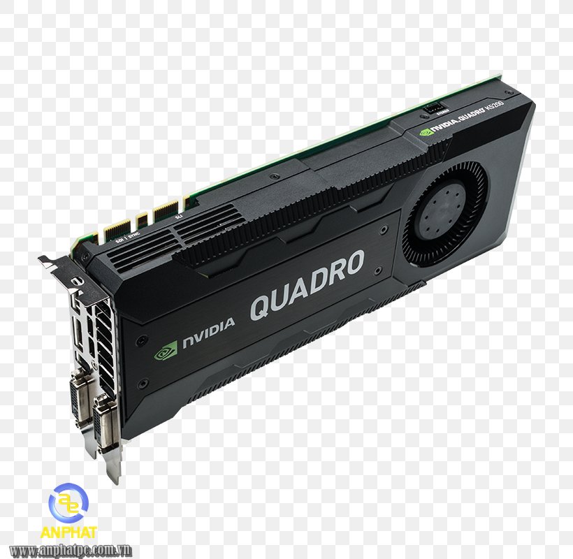 Graphics Cards & Video Adapters NVIDIA Quadro K5200 GDDR5 SDRAM PCI Express, PNG, 800x800px, Graphics Cards Video Adapters, Computer, Computer Component, Cuda, Electronic Device Download Free