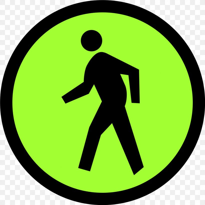 Pedestrian Crossing Traffic Sign Warning Sign, PNG, 1024x1024px, Pedestrian Crossing, Area, Bicycle, Carriageway, Green Download Free