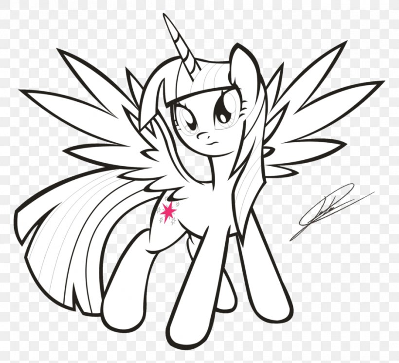 Twilight Sparkle Rainbow Dash My Little Pony: Friendship Is Magic Line Art, PNG, 937x852px, Twilight Sparkle, Artwork, Black, Black And White, Coloring Book Download Free