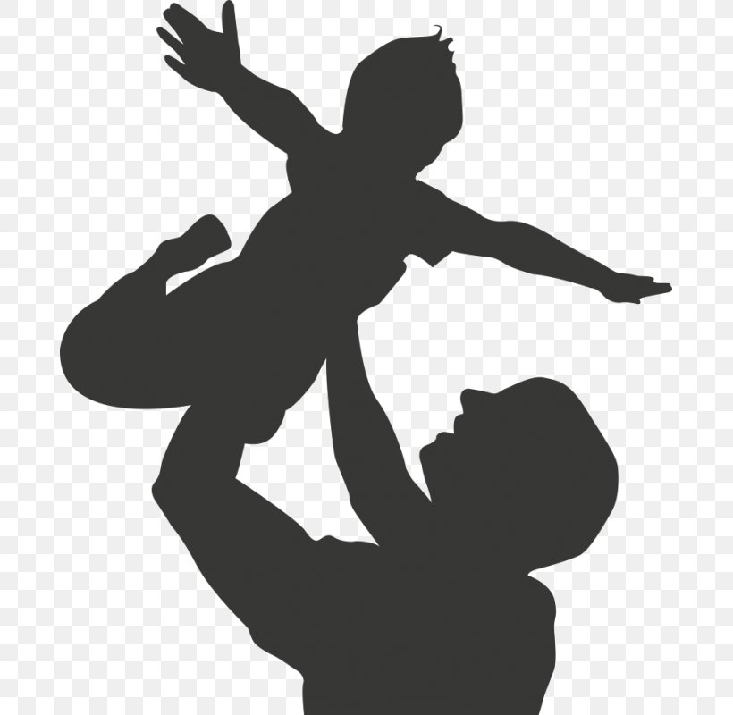 Father-daughter Dance Child Silhouette Father-daughter Dance, PNG, 800x800px, Father, Arm, Black And White, Child, Daughter Download Free
