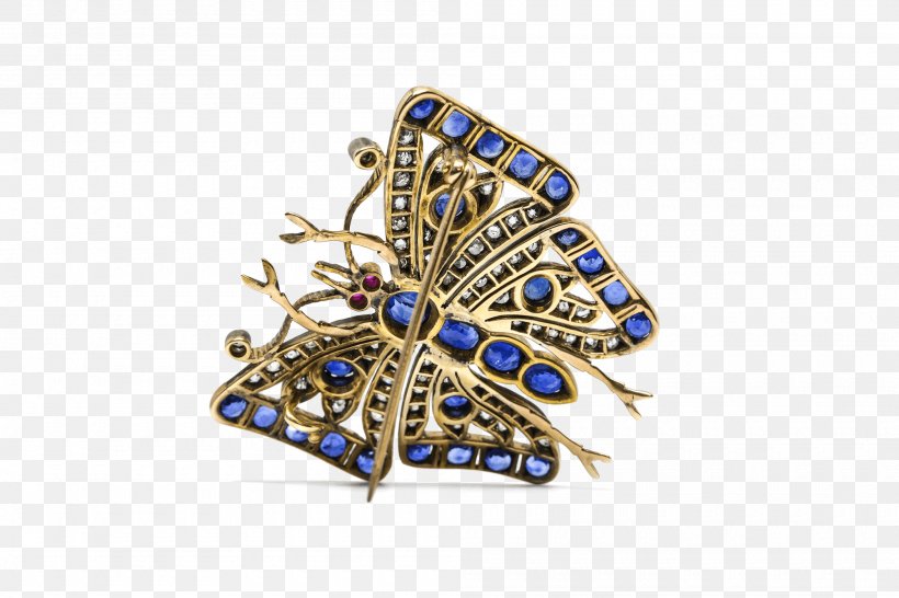 Brooch Cobalt Blue, PNG, 2000x1333px, Brooch, Blue, Butterfly, Cobalt, Cobalt Blue Download Free