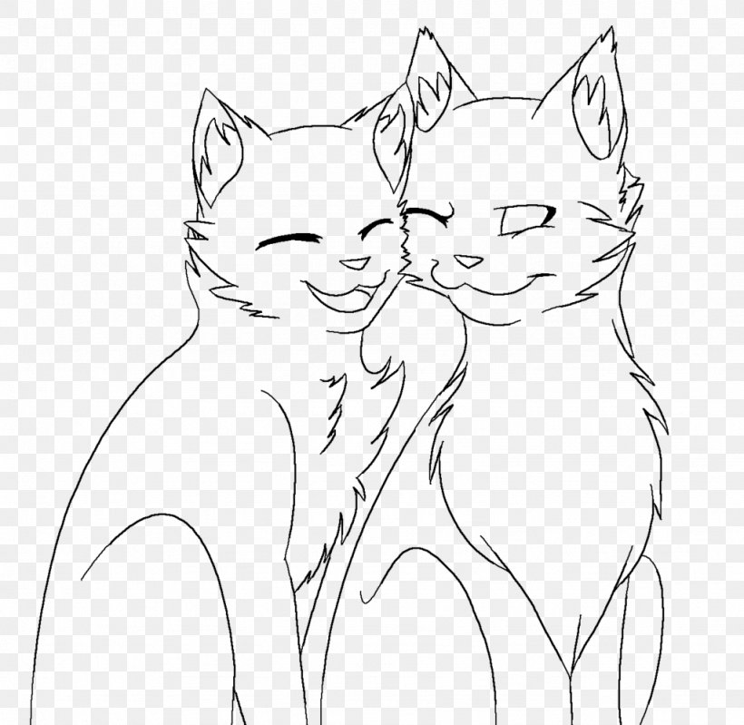 Cat Drawing Line Art, PNG, 1024x998px, Watercolor, Cartoon, Flower, Frame, Heart Download Free