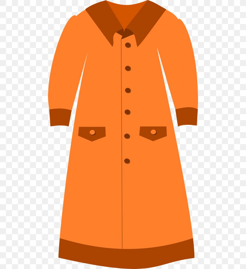 Orange, PNG, 500x896px, Clothing, Button, Coat, Jacket, Orange Download Free