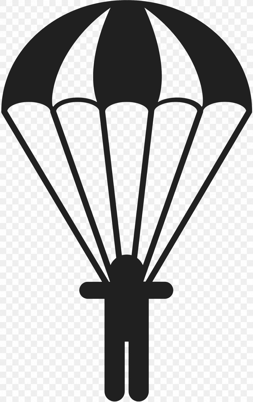 Parachuting Vector Graphics Clip Art Parachute Euclidean Vector, PNG, 1857x2941px, Parachuting, Aircraft, Airplane, Blackandwhite, Parachute Download Free