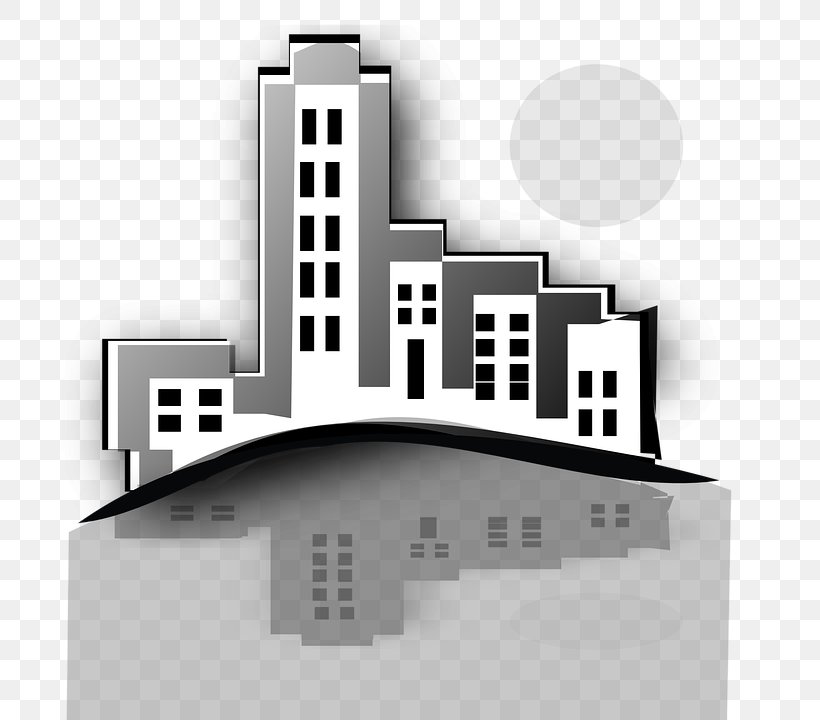 Real Estate House Commercial Property Clip Art, PNG, 700x720px, Real Estate, Apartment, Architectural Engineering, Architecture, Black And White Download Free
