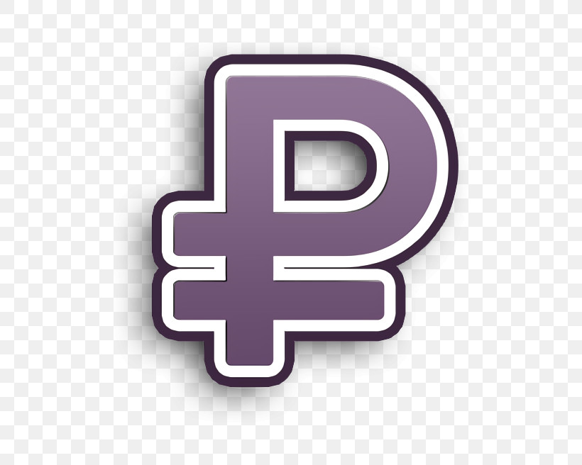Ruble Icon Signs Icon Ruble Currency Sign Icon, PNG, 608x656px, Ruble Icon, Coolicons Icon, Logo, Material Property, Purple Download Free