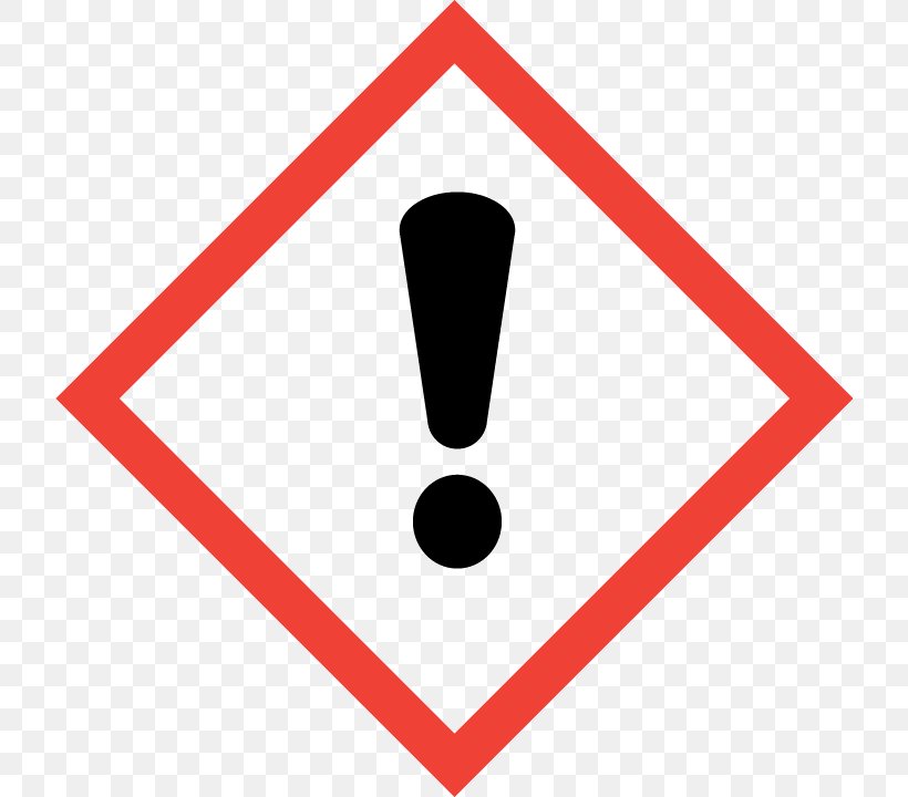 Globally Harmonized System Of Classification And Labelling Of Chemicals GHS Hazard Pictograms Exclamation Mark Hazard Communication Standard, PNG, 720x720px, Ghs Hazard Pictograms, Acute Toxicity, Area, Brand, Exclamation Mark Download Free