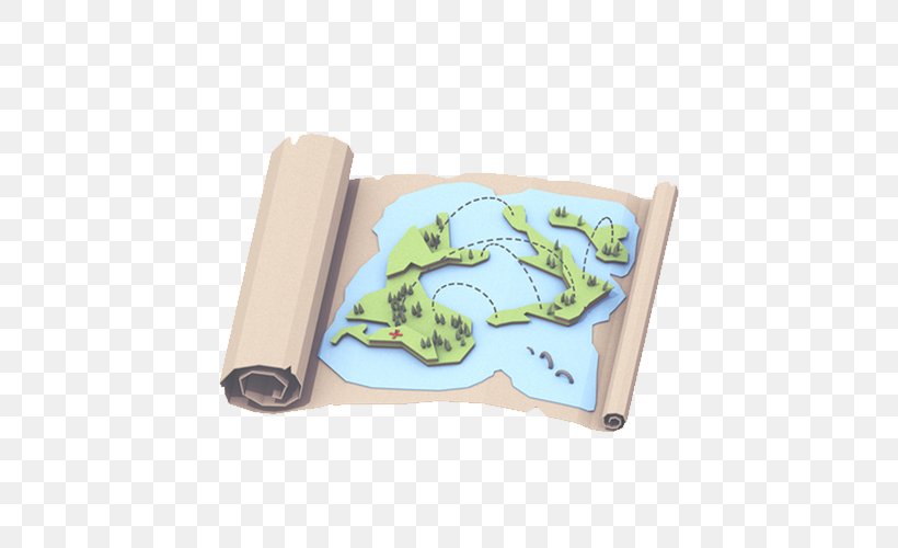 World Map Low Poly Treasure Map Illustration, PNG, 500x500px, 3d Computer Graphics, Map, Architecture, Cartography, Cinema 4d Download Free