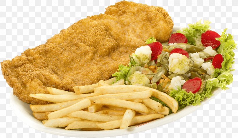 French Fries Fried Chicken Chicken Nugget Chicken And Chips Hamburger, PNG, 879x511px, French Fries, American Food, Arroz Con Pollo, Broasting, Chicken And Chips Download Free