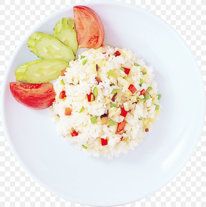 Salad, PNG, 2565x2569px, Watercolor, Cuisine, Dish, Food, Garnish Download Free