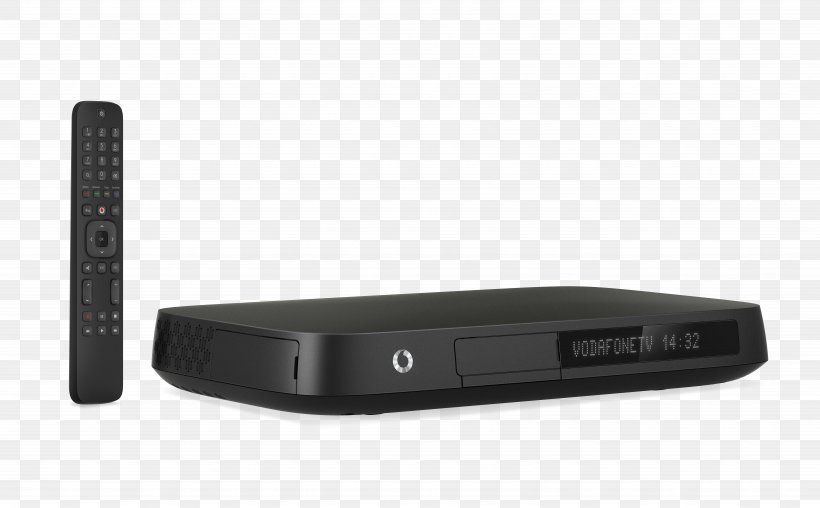 Vodafone Germany Set-top Box IPTV Television, PNG, 6938x4299px, Vodafone, Asymmetric Digital Subscriber Line, Customer, Electronic Device, Electronics Download Free