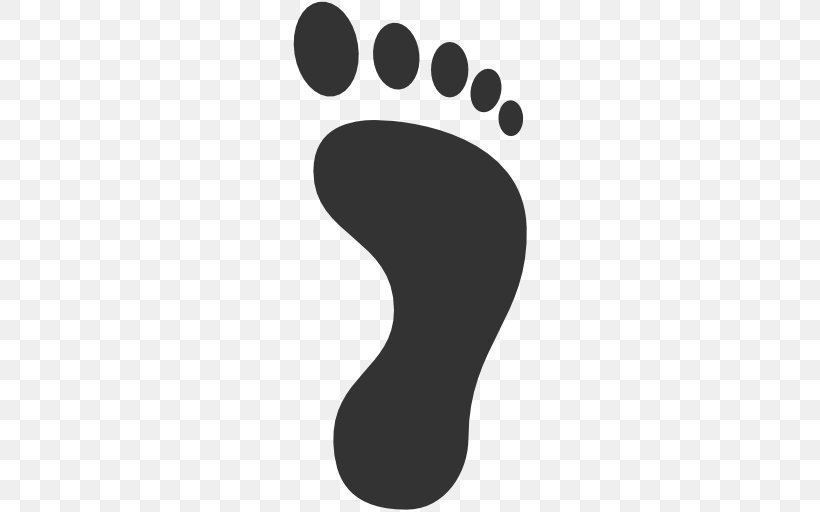 Footprint Download Icon, PNG, 512x512px, Footprint, Black And White, Brown, Color, Foot Download Free