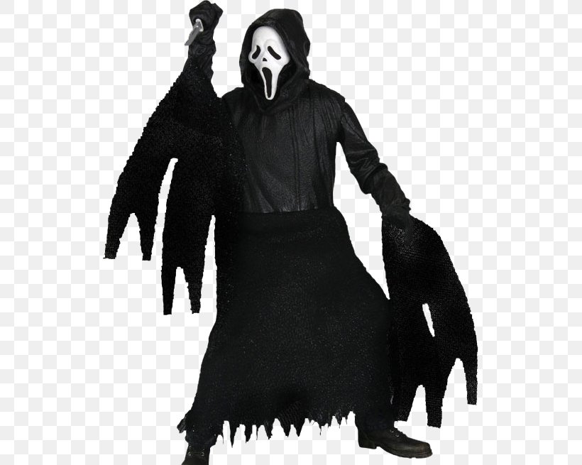 Ghostface Scream Action & Toy Figures National Entertainment Collectibles Association Mask, PNG, 529x655px, Ghostface, Action Toy Figures, Character, Costume, Costume Design Download Free