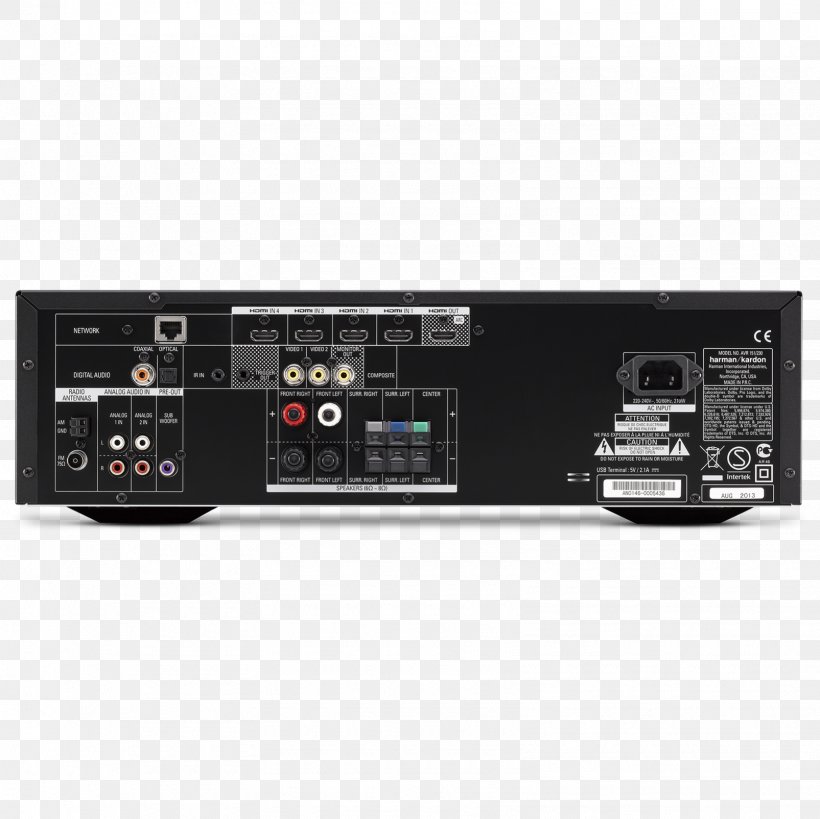 Harman Kardon AVR 151S AV Receiver 5.1 Surround Sound Audio, PNG, 1605x1605px, 51 Surround Sound, Harman Kardon, Amplifier, Audio, Audio Equipment Download Free