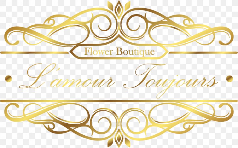 L'amour Toujours Flower Boutique Newport Beach Floristry Gold, PNG, 857x535px, Flower, Area, Body Jewelry, Brand, Calligraphy Download Free