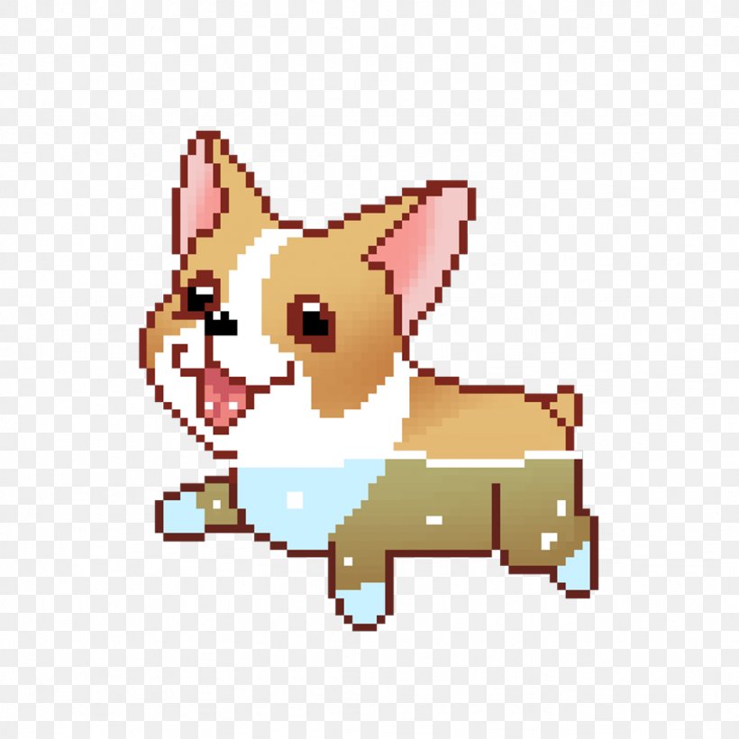 Pembroke Welsh Corgi Animation Clip Art, PNG, 1024x1024px, Pembroke Welsh Corgi, Animation, Art, Carnivoran, Cartoon Download Free