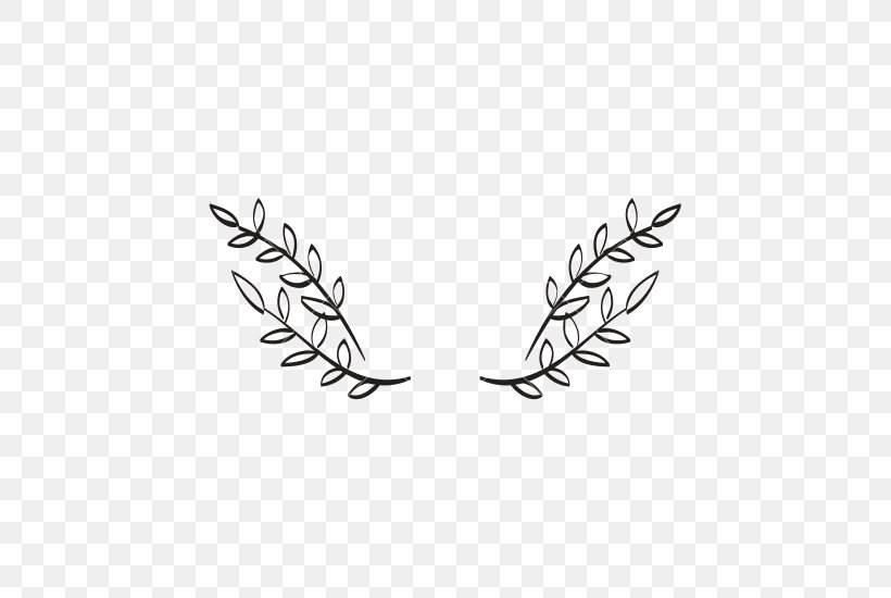 Leaf Wreath Graphic Design, PNG, 550x550px, Leaf, Black And White, Body Jewelry, Branch, Decorative Arts Download Free