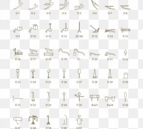 Ancient Egypt Egyptian Hieroglyphs Gardiner's Sign List Character, PNG ...