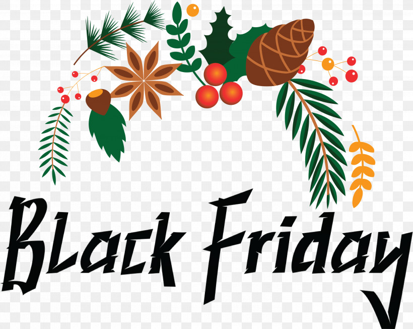Black Friday Shopping, PNG, 3000x2392px, Black Friday, Branching, Christmas Day, Conifers, Leaf Download Free