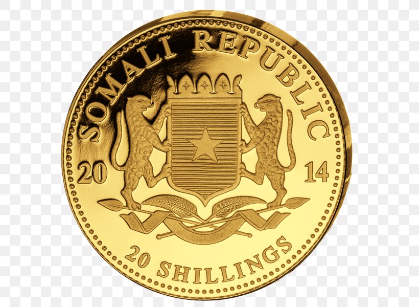 Gold Coin Gold Coin Somalia Shilling, PNG, 600x600px, Coin, Bullion Coin, Currency, German Gold Mark, Gold Download Free