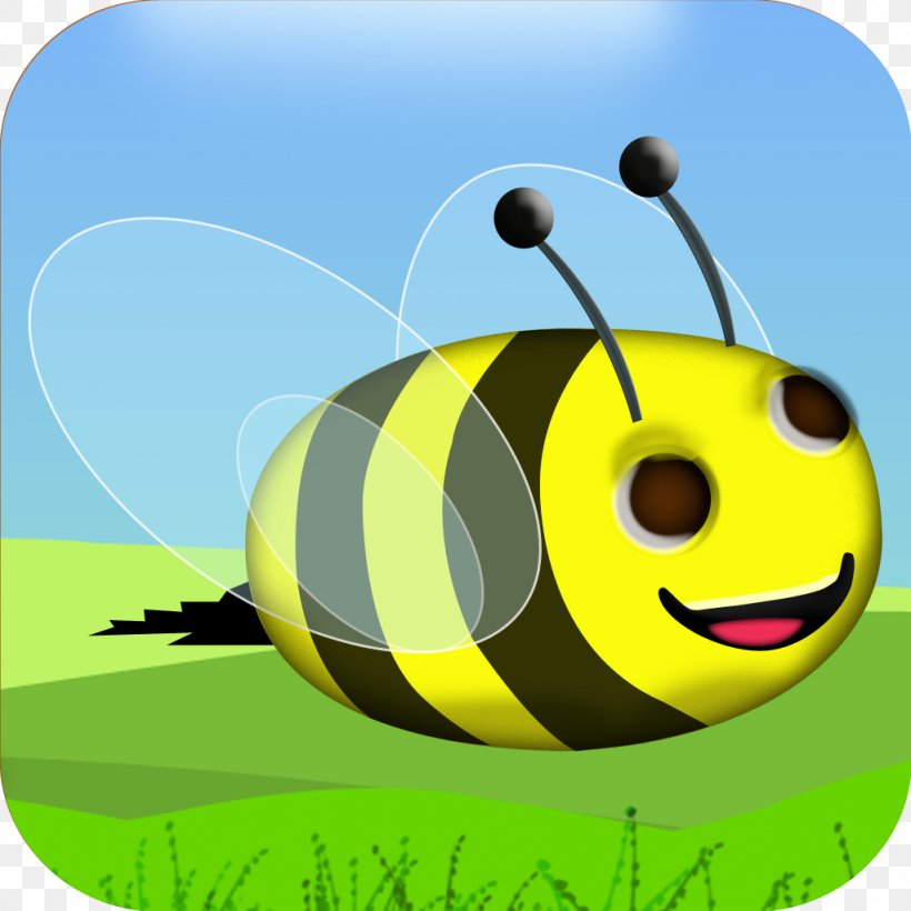 Insect Honey Bee Pollinator, PNG, 1024x1024px, Insect, Animal, Bee, Cartoon, Grass Download Free