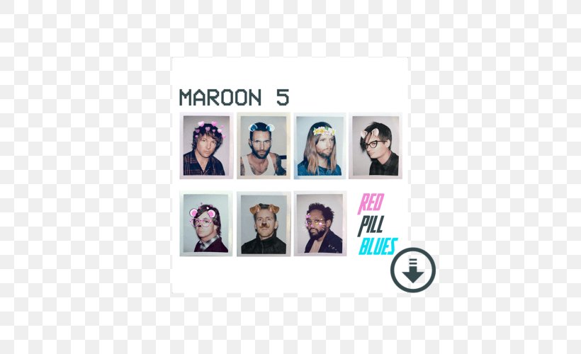 Maroon 5 Red Pill Blues Album Songs About Jane, PNG, 500x500px, Watercolor, Cartoon, Flower, Frame, Heart Download Free