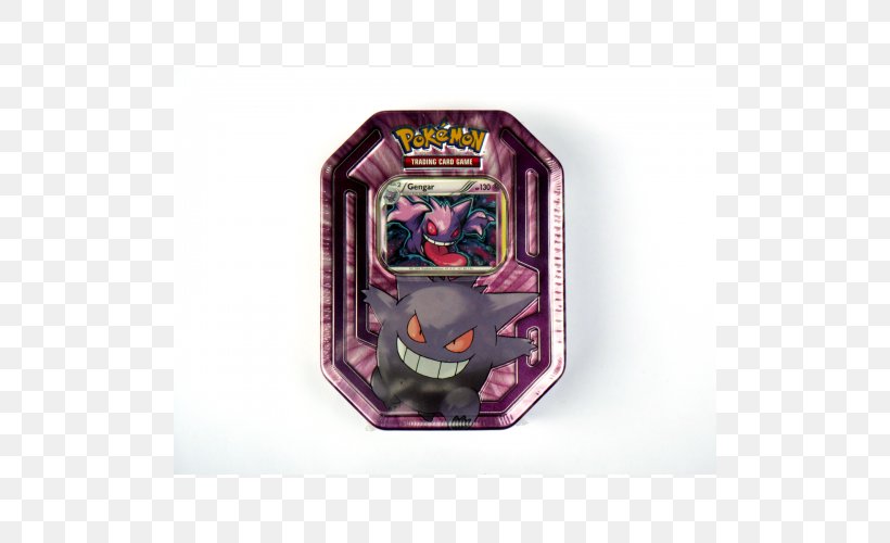 Pokémon Trading Card Game Collectible Card Game Gengar Haunted Darkness, PNG, 500x500px, Pokemon, Collectible Card Game, Gengar, Metal, Purple Download Free