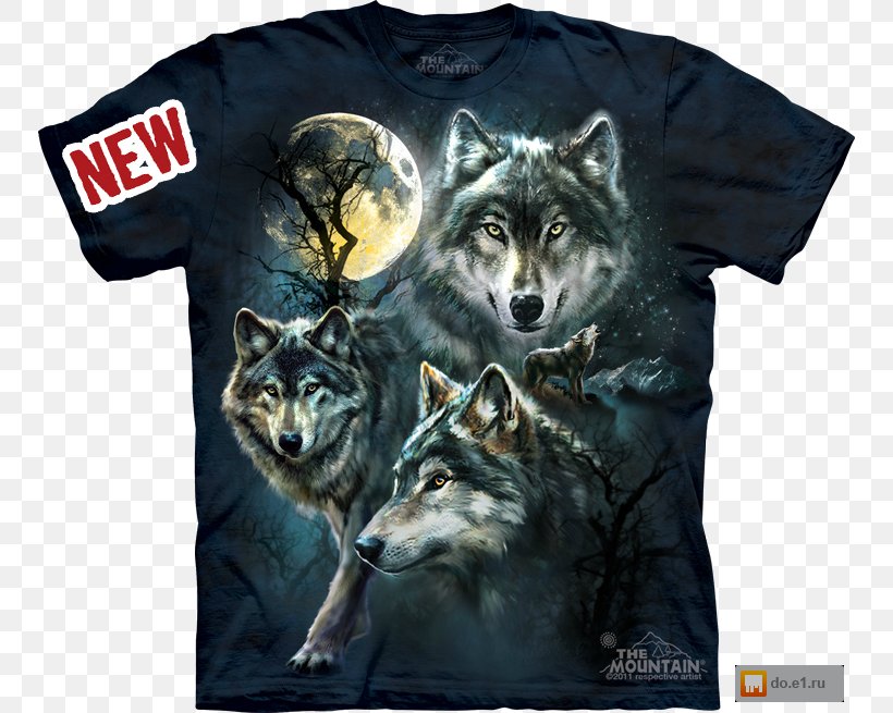 Printed T-shirt Gray Wolf Hoodie, PNG, 750x655px, Tshirt, Brand, Clothing, Clothing Sizes, Dress Download Free