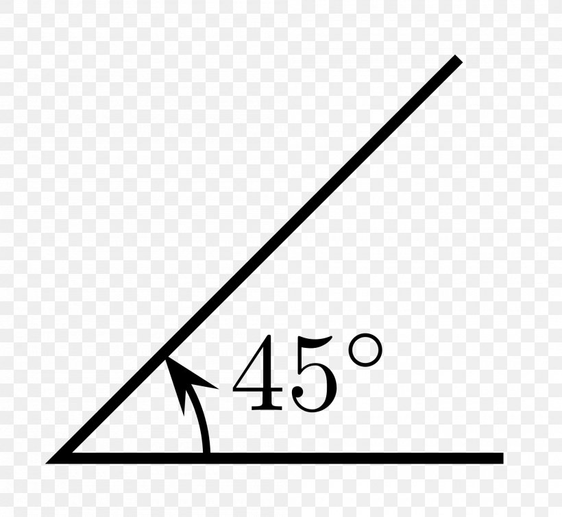 Right Angle Degree Radian Projectile Motion, PNG, 2000x1843px, Degree, Angolo Piatto, Area, Black, Black And White Download Free