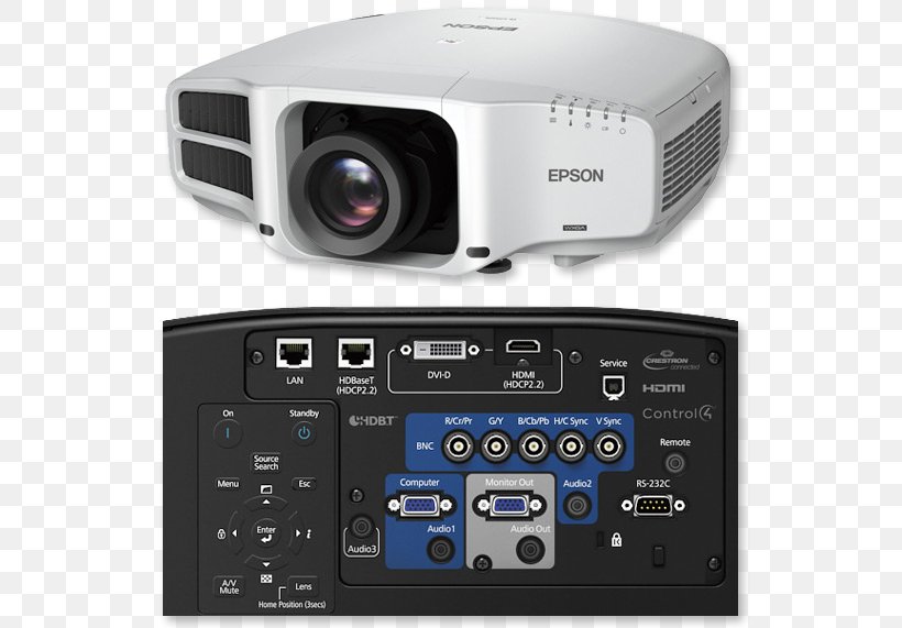 3LCD Multimedia Projectors WUXGA 1080p Epson PowerLite PRO G7000W LCD Projector, PNG, 549x571px, Multimedia Projectors, Audio Receiver, Electronic Device, Electronics, Epson Download Free