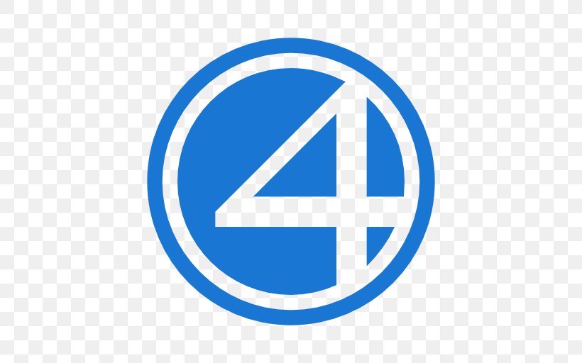 Fantastic Four Mister Fantastic YouTube Logo, PNG, 512x512px, Fantastic Four, Area, Blue, Brand, Electric Blue Download Free