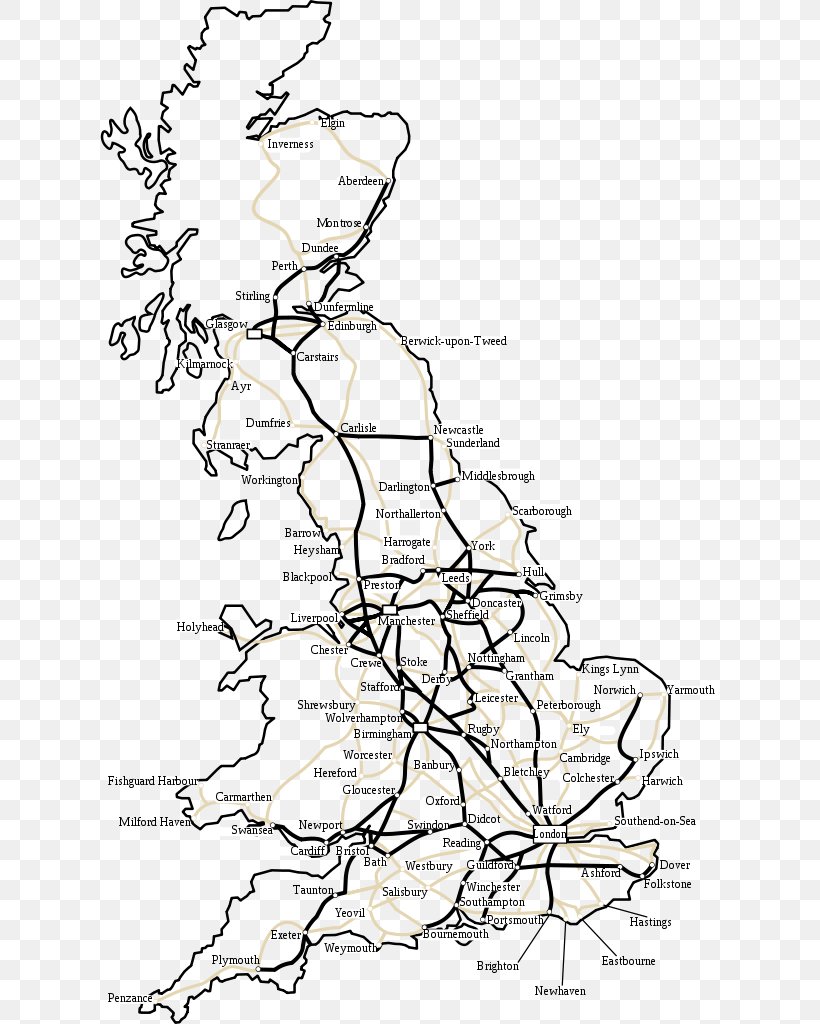 Rail Transport In Great Britain Train Rail Transport In Great Britain British Rail, PNG, 622x1024px, Rail Transport, Area, Art, Artwork, Beeching Cuts Download Free