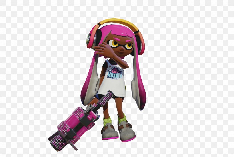 Splatoon 2 Weapon Wii U Video Game, PNG, 2000x1346px, Splatoon, Amiibo, Doll, Fictional Character, Figurine Download Free