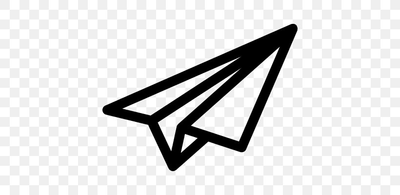 Airplane Paper Plane Logo Aviation, PNG, 400x400px, Airplane, Aviation, Black, Black And White, Cargo Aircraft Download Free