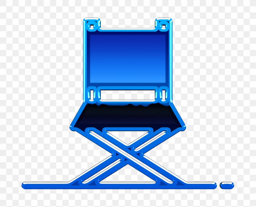Director Chair Icon Movie  Film Icon Director Icon, PNG, 1234x998px, Director Chair Icon, Blue, Chair, Cobalt Blue, Director Icon Download Free