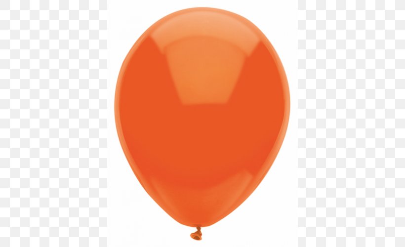 Gas Balloon Party Favor Clip Art, PNG, 500x500px, Balloon, Birthday, Gas Balloon, Latex, Orange Download Free