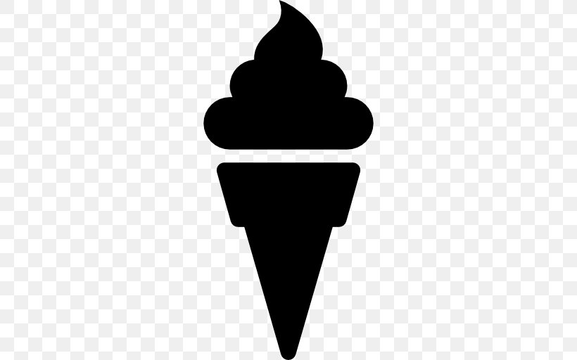 Ice Cream Cones Sundae Slush Soft Serve, PNG, 512x512px, Ice Cream Cones, Ben Jerrys, Blackandwhite, Chocolate Ice Cream, Cone Download Free