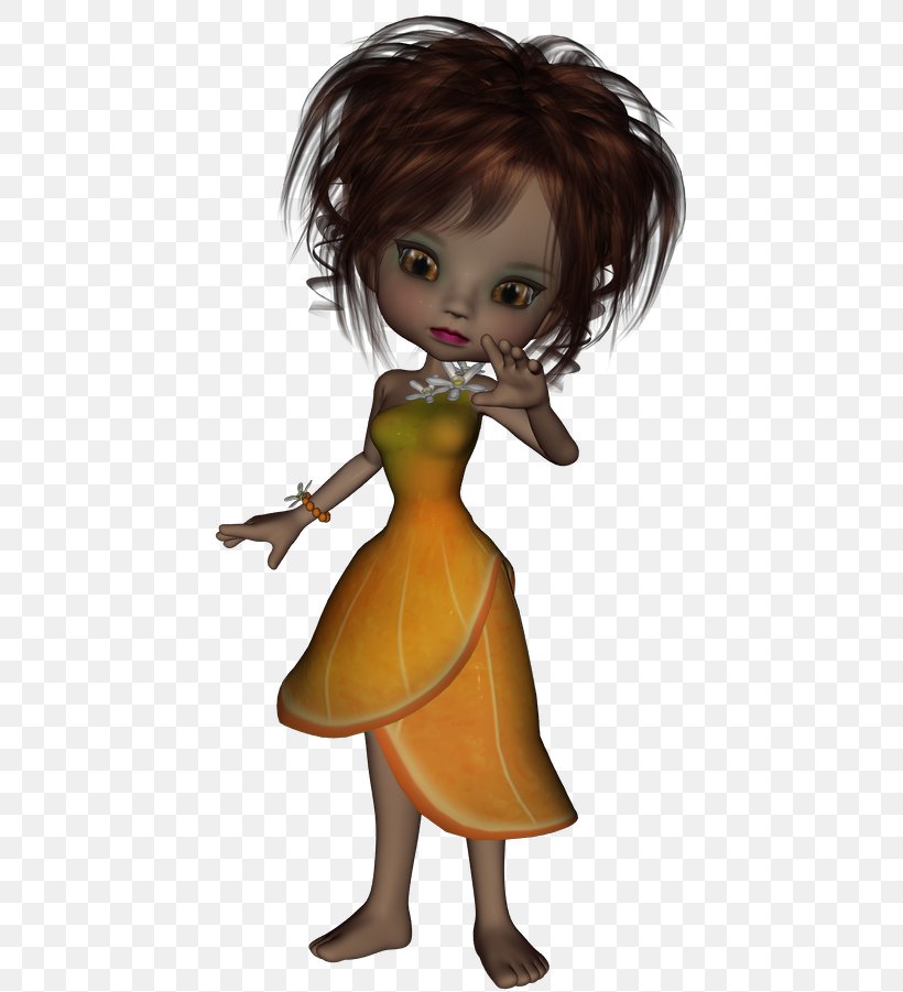 Brown Hair Cartoon Doll, PNG, 433x901px, Watercolor, Cartoon, Flower, Frame, Heart Download Free