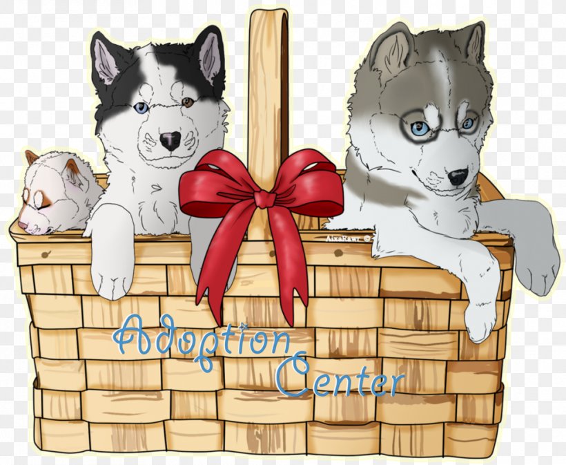 Siberian Husky Hamper Gift, PNG, 986x810px, Siberian Husky, Animated Cartoon, Basket, Carnivoran, Dog Download Free
