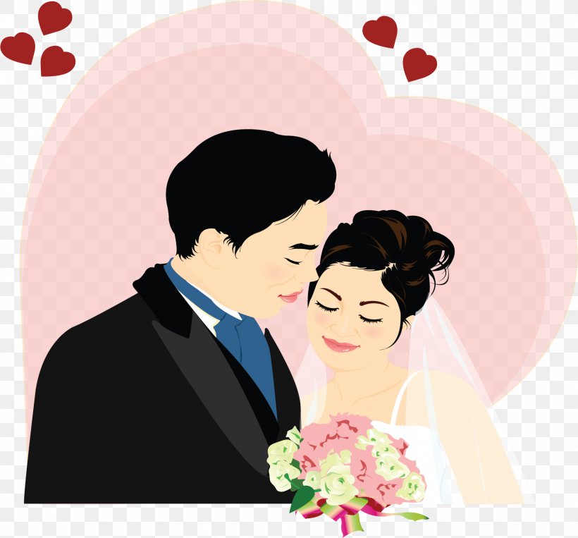 Significant Other Echtpaar Cartoon Marriage, PNG, 1726x1608px, Watercolor, Cartoon, Flower, Frame, Heart Download Free