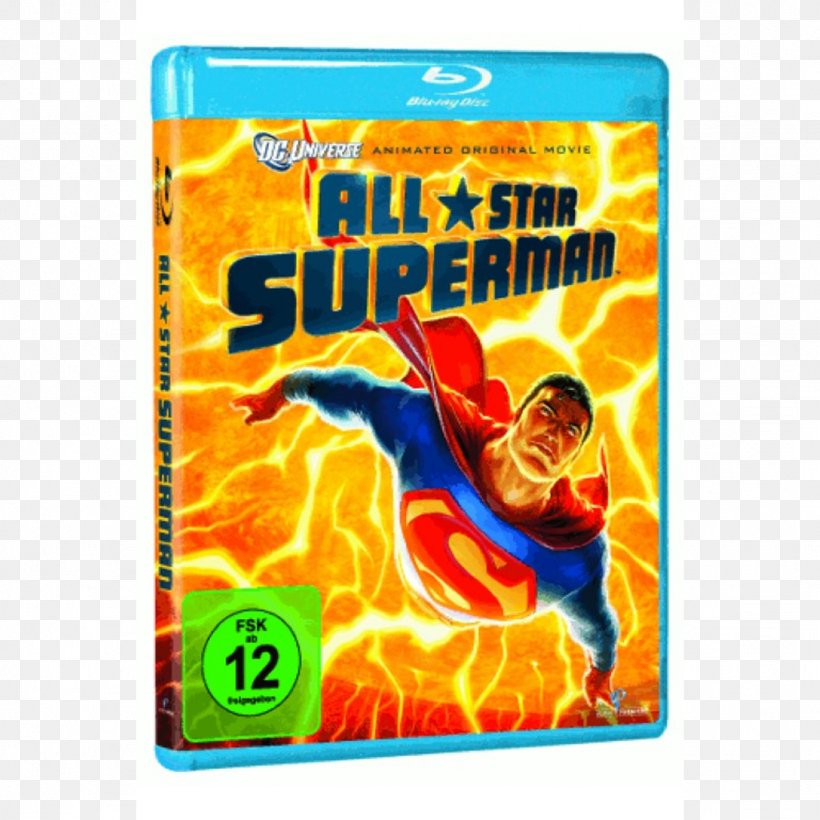 Superman Blu-ray Disc Lex Luthor DC Universe Animated Original Movies Film, PNG, 1024x1024px, Superman, Allstar Superman, Animated Film, Batman And Harley Quinn, Bluray Disc Download Free