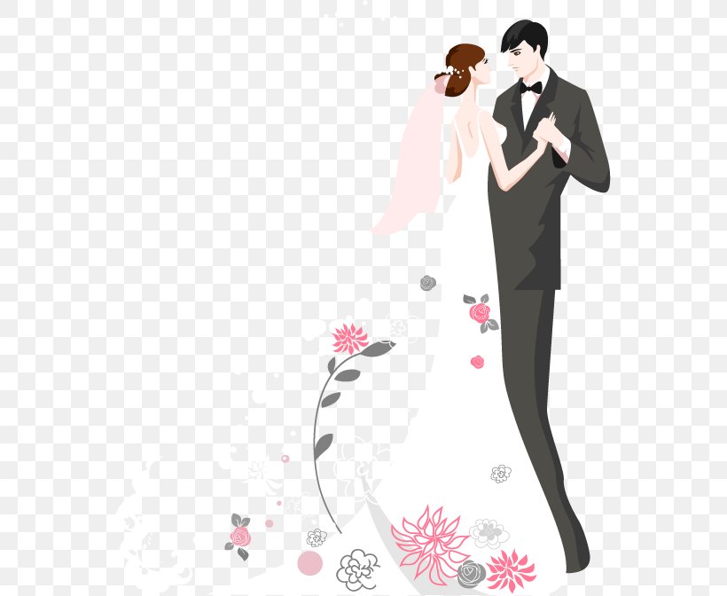 Wedding Invitation Adobe Illustrator Illustration, PNG, 559x672px, Watercolor, Cartoon, Flower, Frame, Heart Download Free