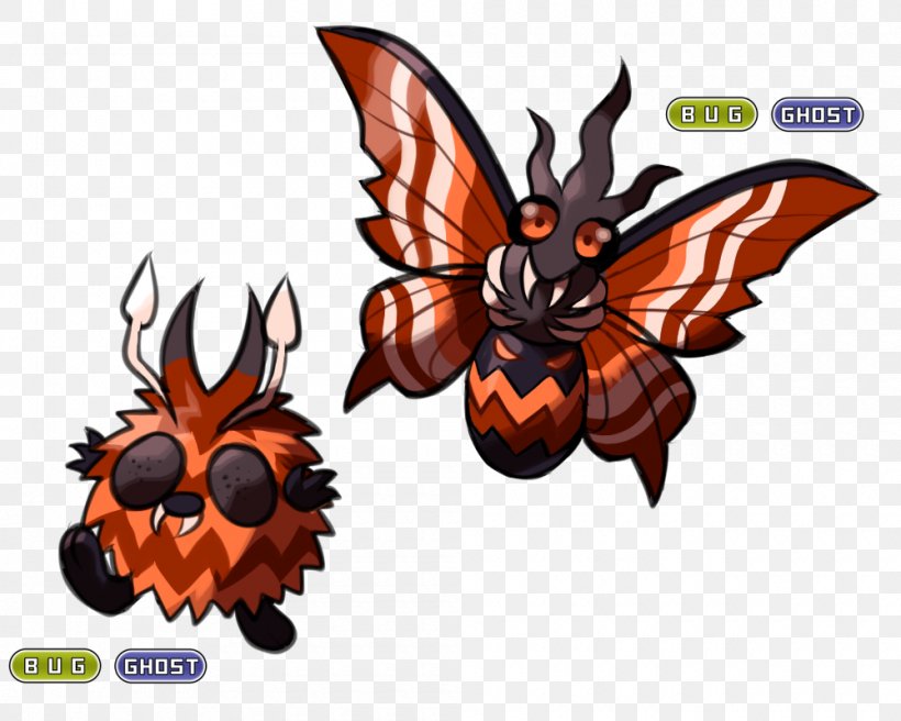 Butterfly Venonat Alola Pokémon Venomoth, PNG, 1000x800px, Butterfly, Alola, Arthropod, Fictional Character, Form Download Free