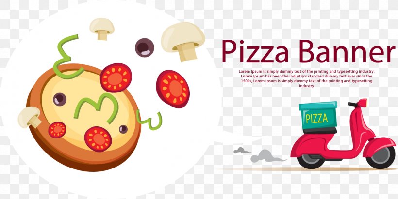 Pizza Delivery Italian Cuisine Euclidean Vector, PNG, 1315x660px, Pizza, Brand, Delivery, Food, Fruit Download Free