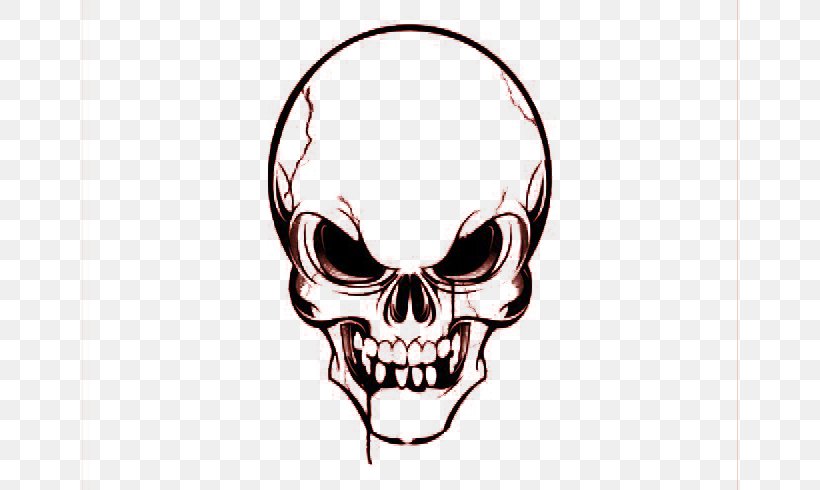 Skull Euclidean Vector Clip Art, PNG, 700x490px, Skull, Bone, Drawing, Fourvector, Head Download Free