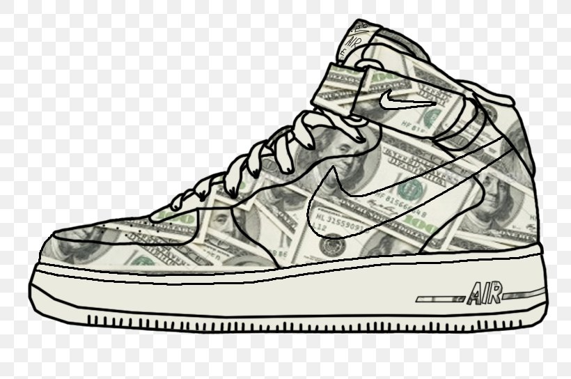 Air Force Sneakers Nike Basketball Shoe, PNG, 770x544px, Air Force, Area, Art, Athletic Shoe, Basketball Shoe Download Free