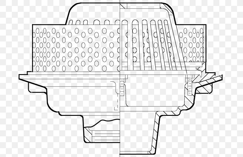 Drain Roof Garden Flashing Gravel Stop, PNG, 705x530px, Drain, Area, Black And White, Cast Iron, Diagram Download Free