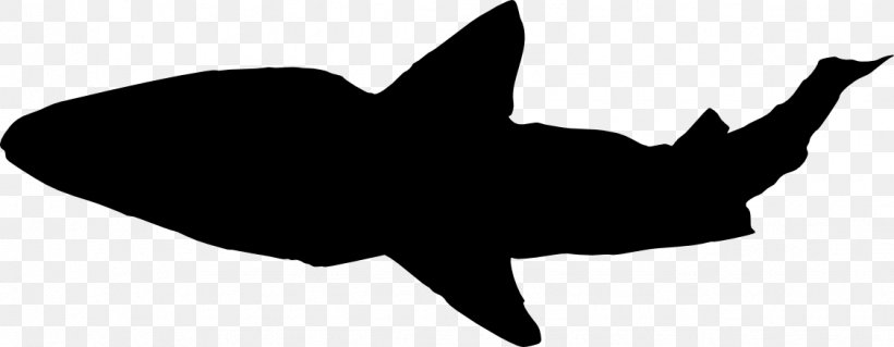 Shark Jaws Silhouette Clip Art, PNG, 1125x439px, Shark, Black, Black And White, Finger, Great White Shark Download Free