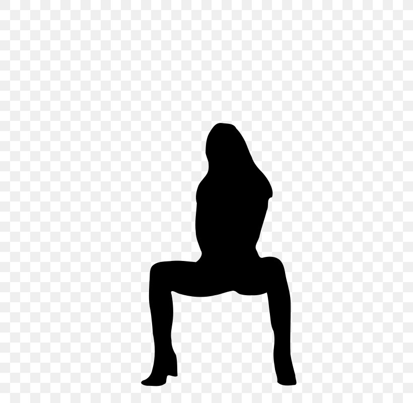 Woman Silhouette Clip Art, PNG, 800x800px, Woman, Arm, Black, Black And White, Female Body Shape Download Free