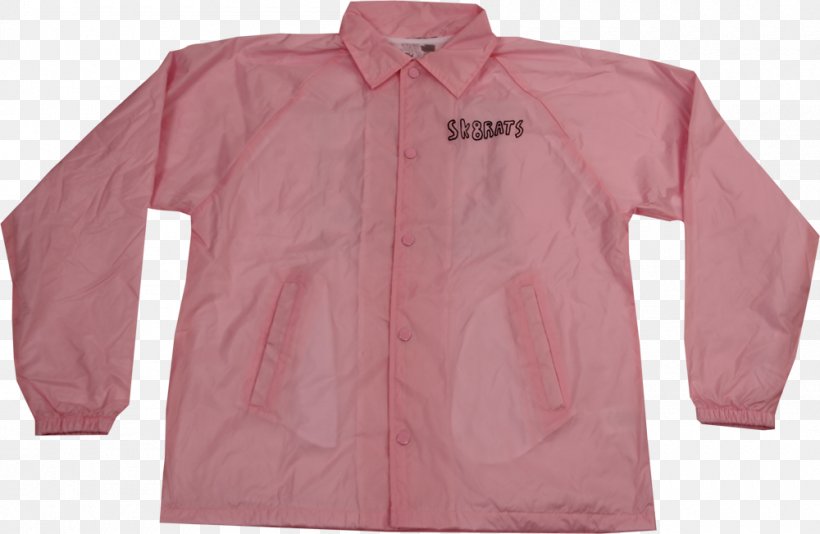 Hoodie Windbreaker Blouse Jacket Pink, PNG, 1000x652px, Hoodie, Blouse, Button, Collar, Hood Download Free